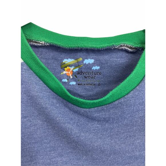 Adventure Wear Boy's Color Block Short Sleeve T-Shirt Kid's Youth Size 6 - Picture 5 of 6